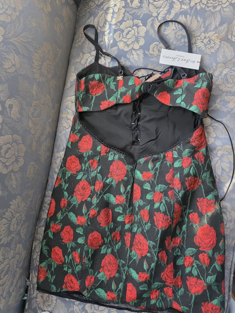 For Love & Lemons Vivien Rose Corset Mini Dress - Picture 4 of 7